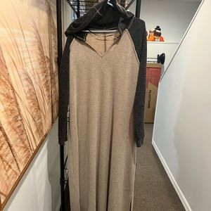 Soft Surroundings Cozy cover up/robe/dress with Hood